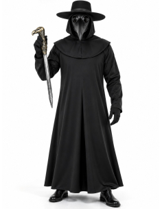Dague factice aigle 43 cm – Accessoire médecin de peste Halloween