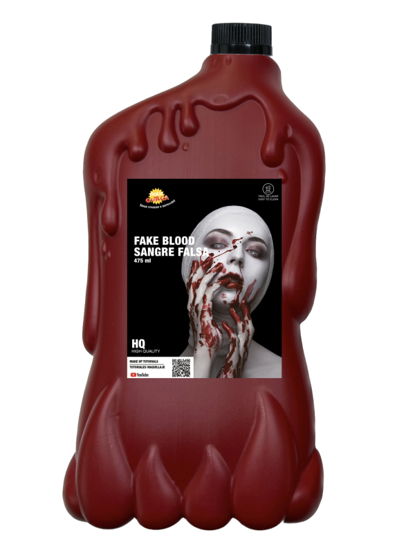Faux sang lavable 475 ml – Maquillage Halloween FX