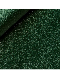Chemin de table vert sapin pailleté 30 cm × 5 m – Noël & réception 2