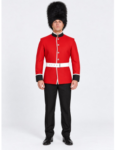 Veste de garde royal britannique homme avec ceinture avec chapeau