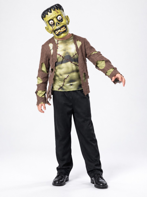 Déguisement Frankenstein garçon avec masque – 8 à 12 ans