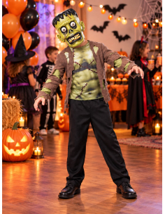 Déguisement Frankenstein garçon avec masque – 8 à 12 ans
