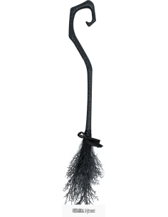 Balai de sorcière démontable noir 90 cm 2