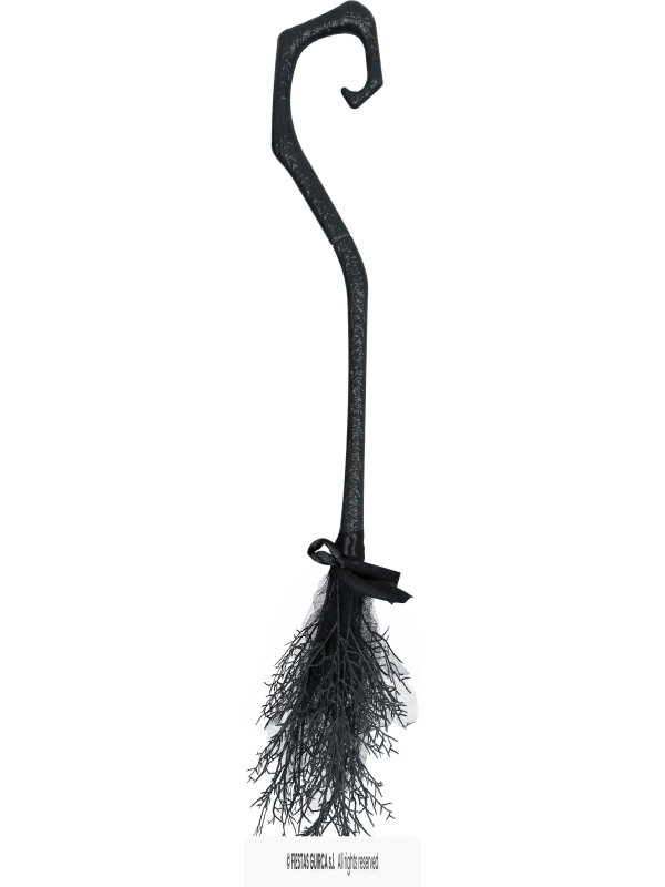 Balai de sorcière démontable noir 90 cm