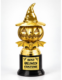 Trophée meilleur déguisement Halloween 22 cm