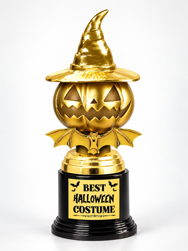Trophée meilleur déguisement Halloween 22 cm