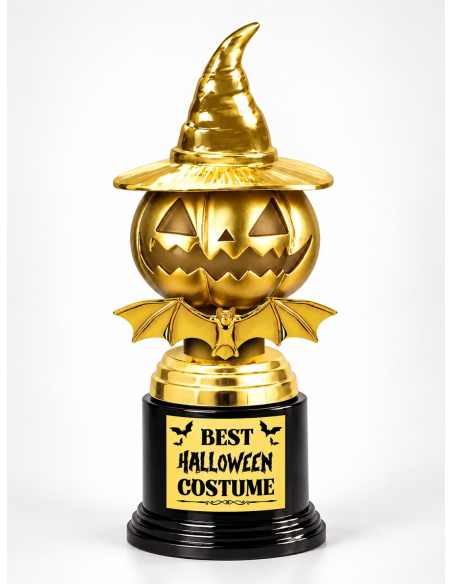 Trophée meilleur déguisement Halloween 22 cm