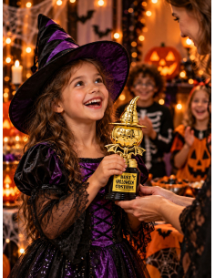 Trophée meilleur déguisement Halloween 22 cm 2