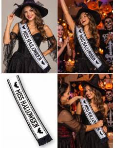Écharpe Miss Halloween – Récompense du meilleur déguisement femme 2