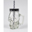 Verre tête de mort 500 ml avec paille – Halloween