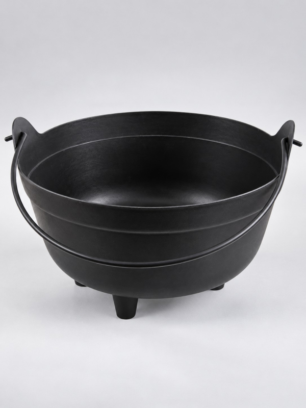 Grand chaudron de sorcière noir Ø 34 cm – Halloween