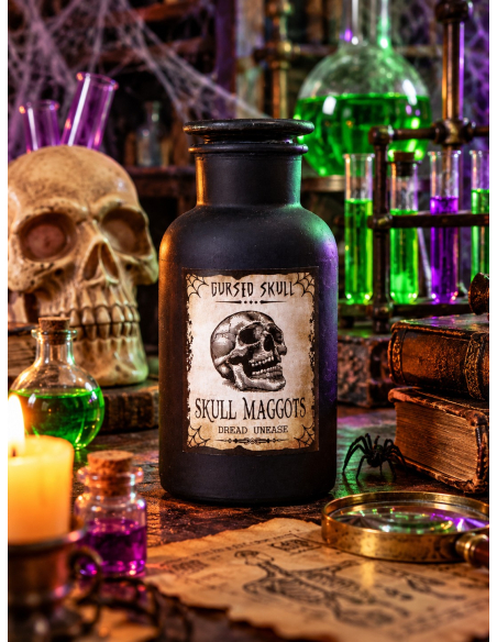 Flacon apothicaire Halloween 500 ml – noir ou doré aléatoire