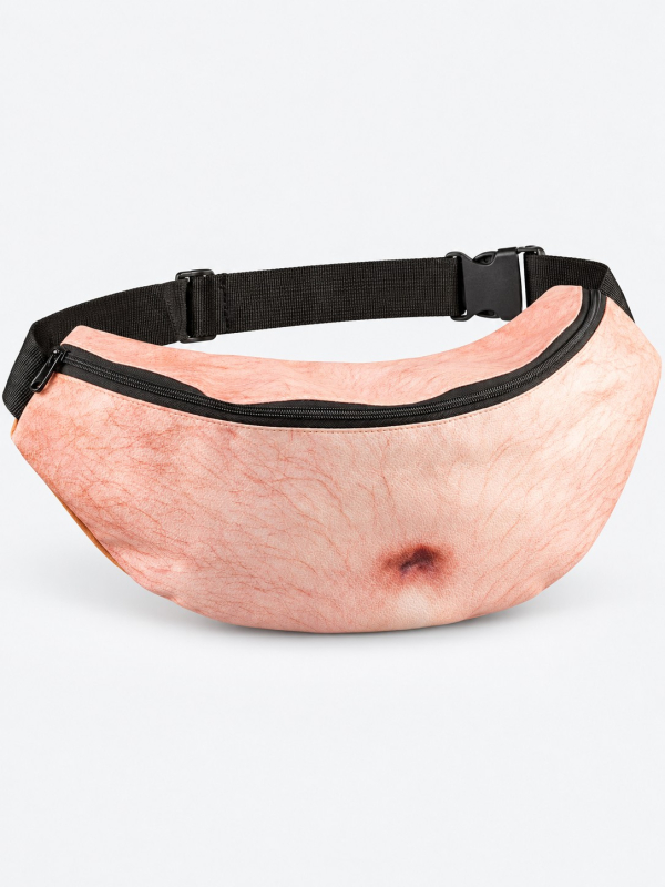 Sac banane ventre poilu humoristique