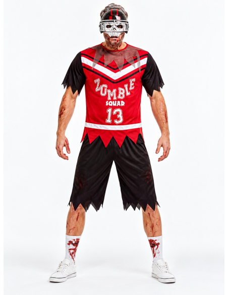 Déguisement footballeur américain zombie homme – Taille L