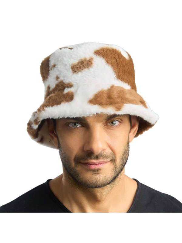Bob fausse fourrure vache Carnaval de Dunkerque marron