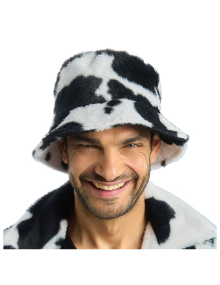 Bob fausse fourrure vache Carnaval de Dunkerque noir