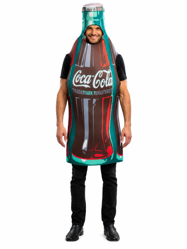 Déguisement bouteille Coca-Cola adulte sous licence officielle