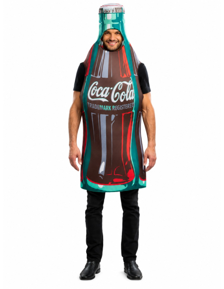 Déguisement bouteille Coca-Cola adulte sous licence officielle