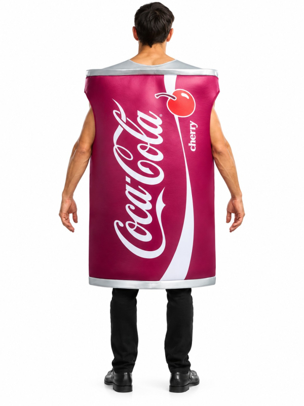 Déguisement Coca-Cola Cherry adulte dos