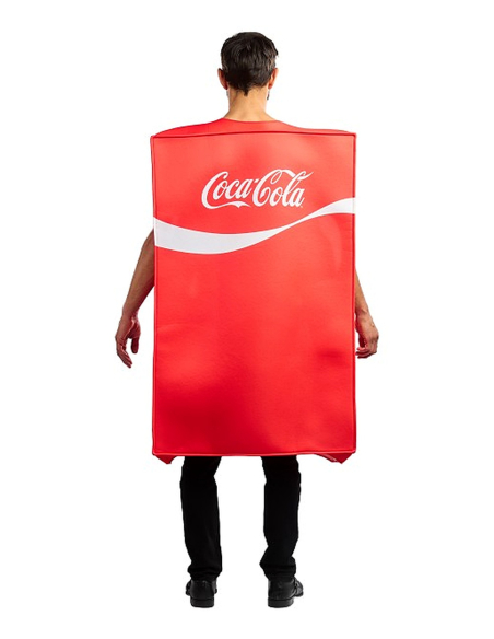 Déguisement distributeur Coca-Cola adulte dos