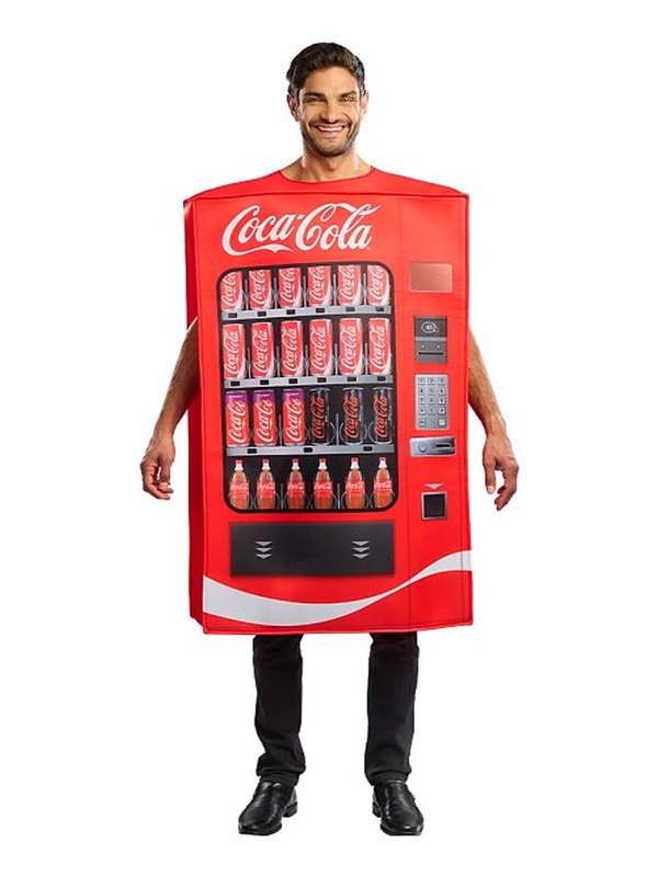Déguisement distributeur Coca-Cola adulte face