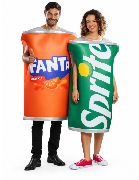 Déguisement canette Sprite adulte – Taille unique duo avec fanta