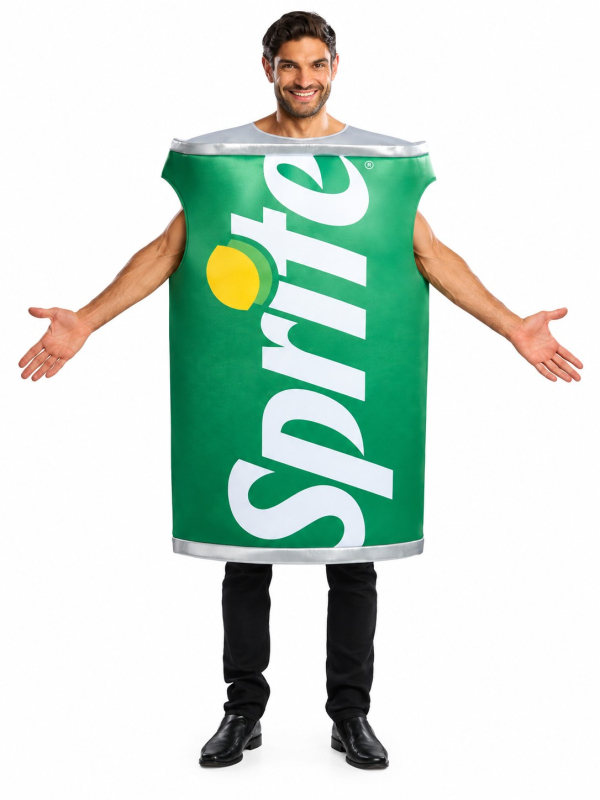Déguisement canette Sprite adulte – Taille unique face