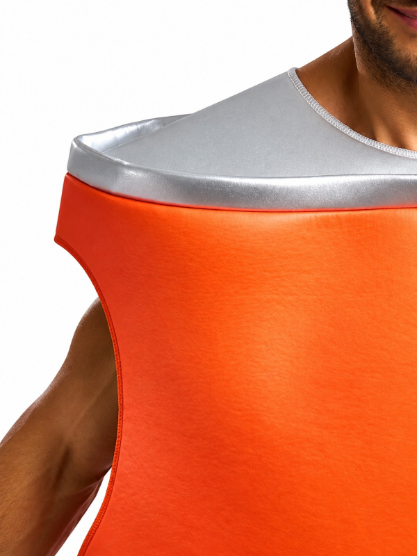Déguisement Fanta Orange adulte – Licence officielle détail