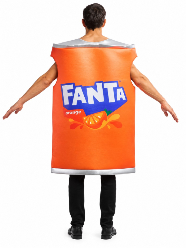 Déguisement Fanta Orange adulte – Licence officielle dos