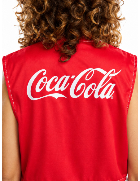 Déguisement cowboy femme Coca-Cola © rouge détail