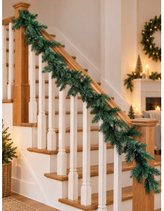 Guirlande de Sapin Artificiel Vert 270 cm – Décoration de Noël 2