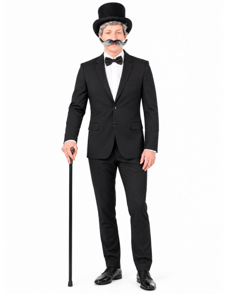 Déguisement Gentleman Rétro Homme Noir – Veste et Pantalon face