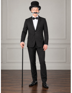 Déguisement Gentleman Rétro Homme Noir – Veste et Pantalon