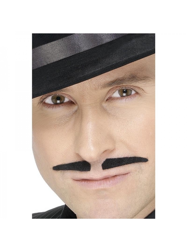 Moustaches latino noires auto-adhésives | Accessoires
