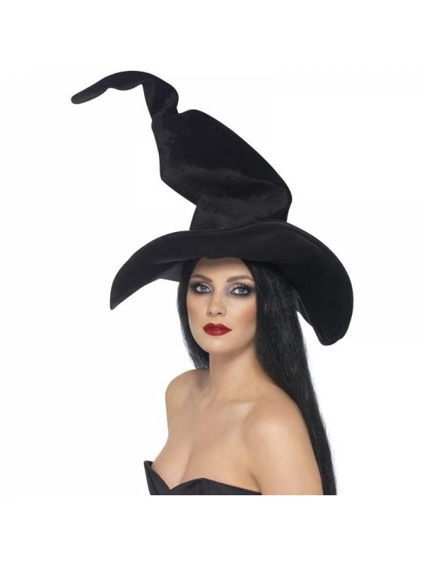 Chapeau sorcière noir velours | Accessoires