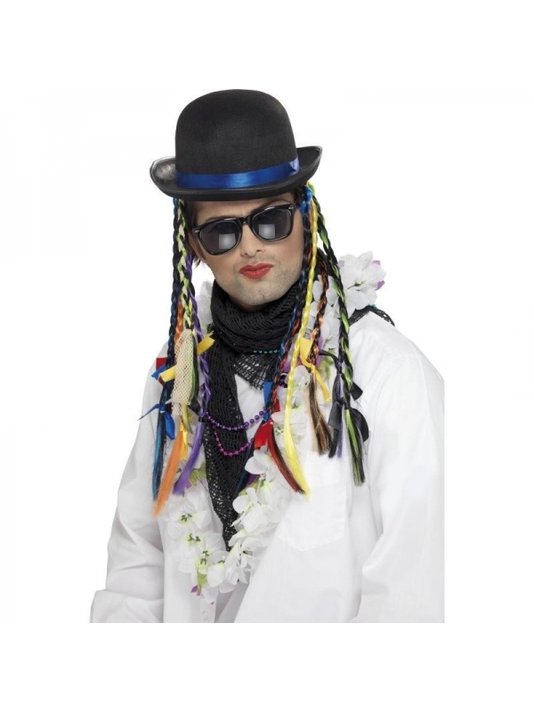 Chapeau caméléon avec tresses multicolores | Accessoires