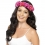 couronne de fleurs rose