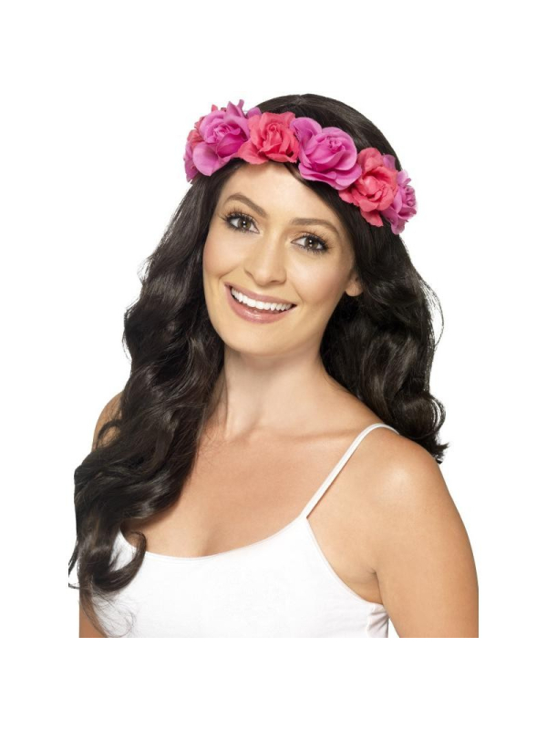 coeuronne de fleurs rose | Accessoires