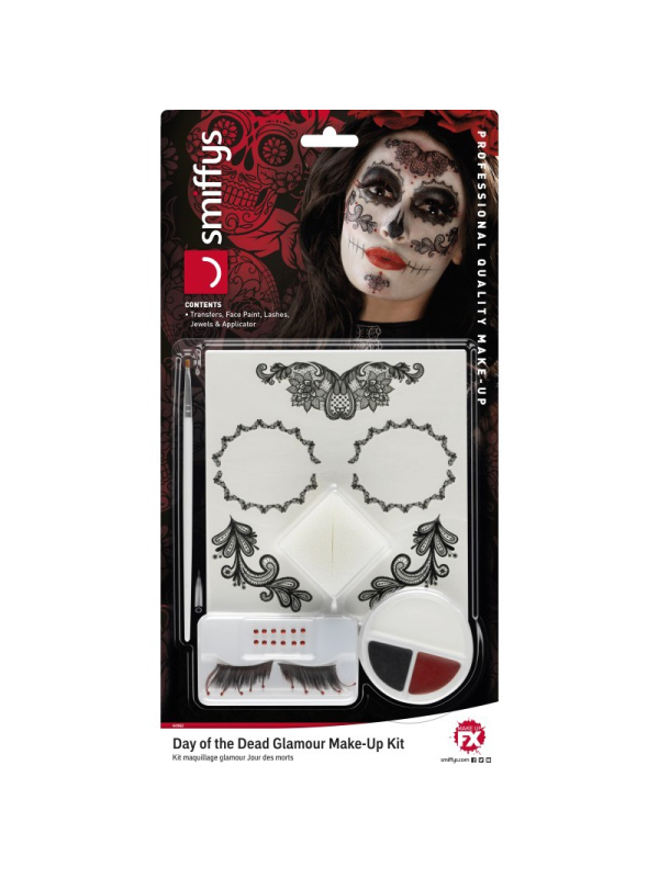 Kit de maquillage glamour jour des morts | Accessoires