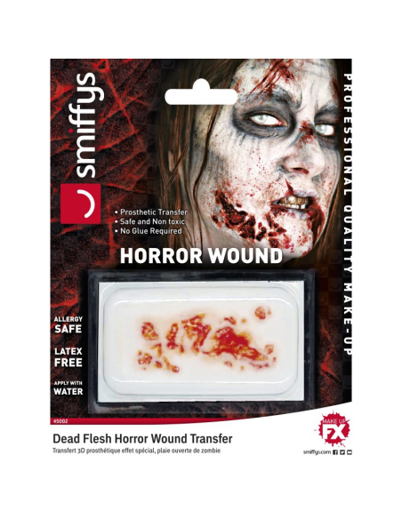 Fausse plaie de zombie auto-adhésive | Accessoires