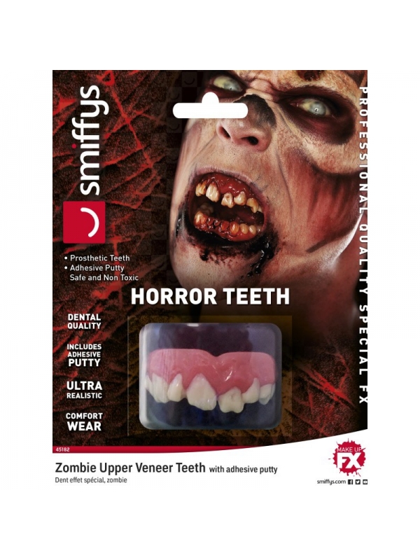 Dentier zombie avec fixation FX