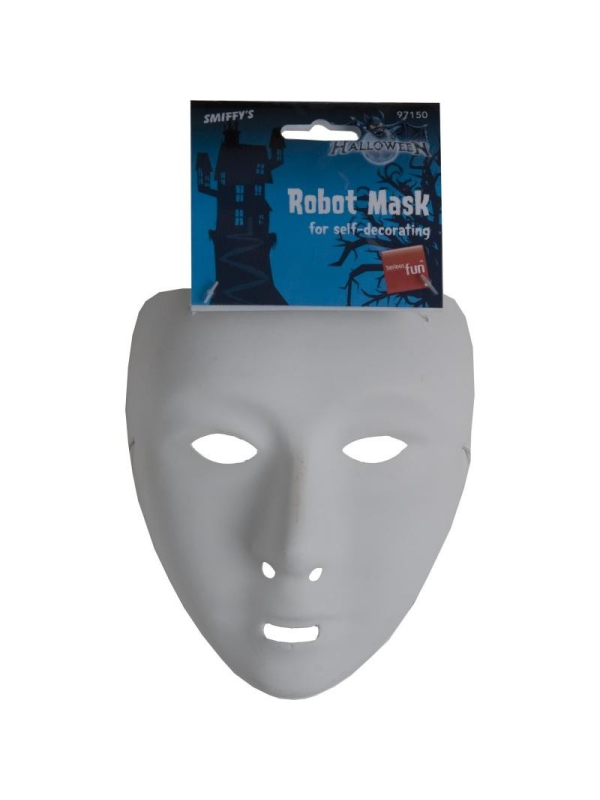 Masque robot à peindre | Accessoires