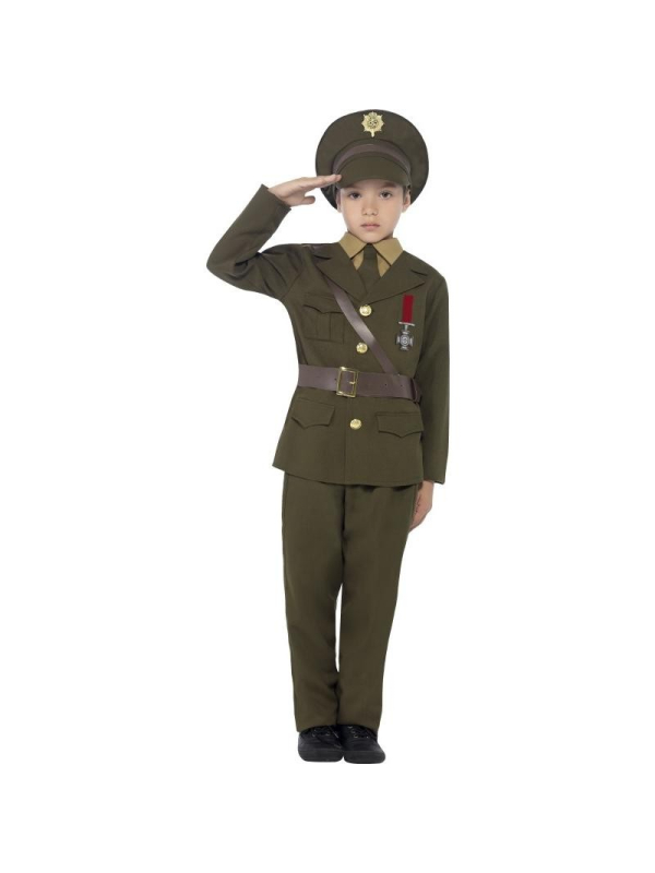 Vamei Costume Militaire Enfant – 13 Pièces Avec Talkie-Walkie, Mitraillette, Chapeau, Télescope – Jeu De Rôle Soldat – Cadeau Anniversaire