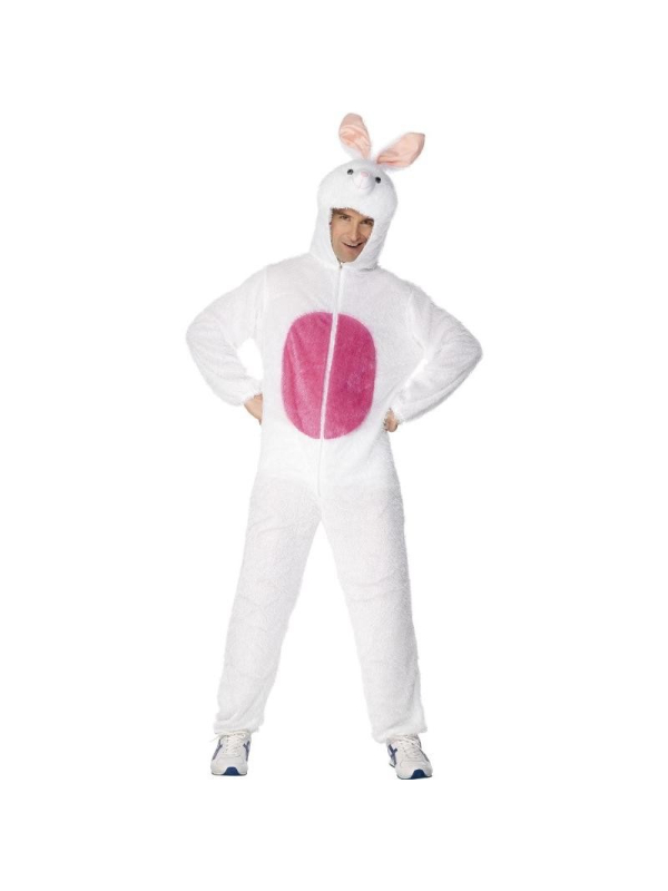 Déguisement Lapin blanc adulte (combinaison)
