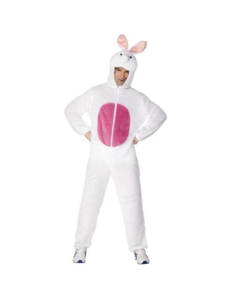 Déguisement Lapin blanc adulte (combinaison)