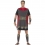 Déguisement Gladiateur Romain Homme (tunique, jambières, poignets, cape rouge) du S au XL