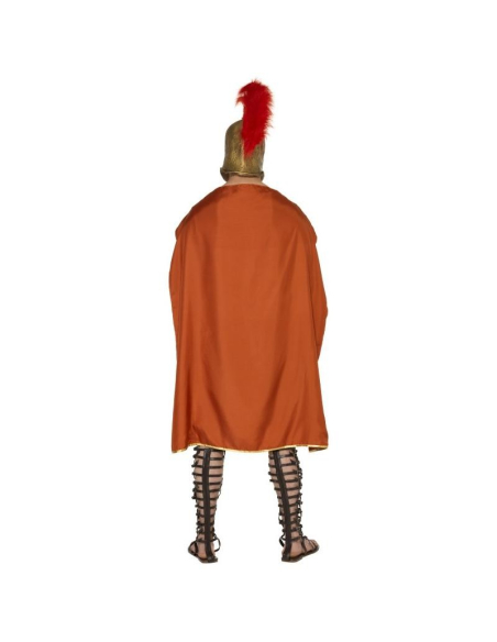 Costume de gladiateur Deluxe (costume doré avec cape,  tunique, cuirasse et jupe en latex) | Déguisement