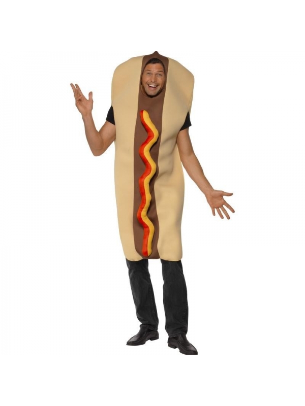 Costume hot dog géant avec ketchup | Déguisement