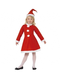 Déguisement petite Miss Noël pas cher (robe et bonnet)