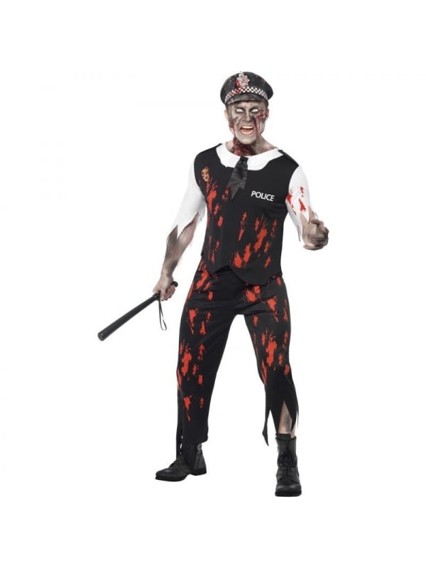 Costume zombie policier | Déguisement